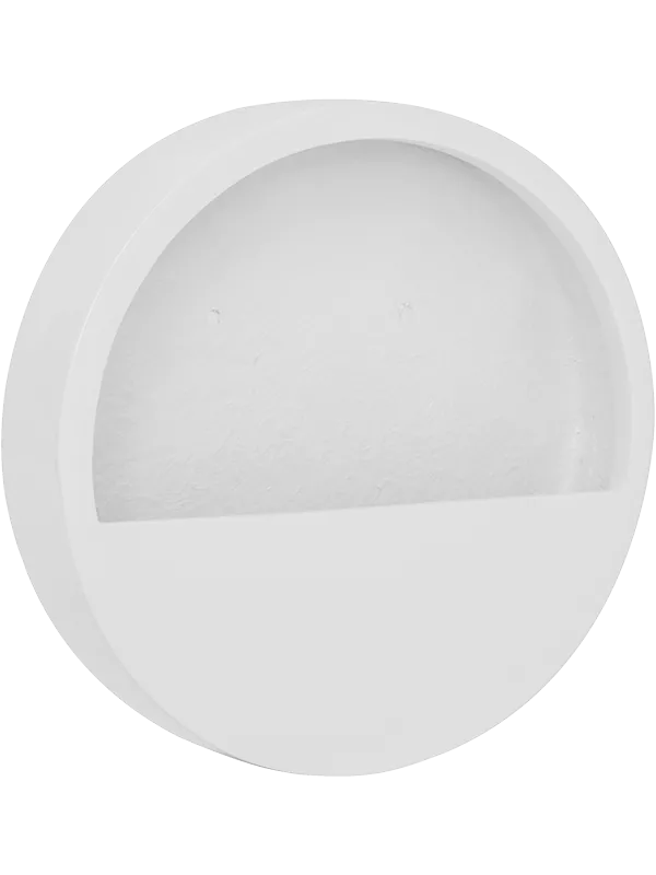 Essential Wally Sieninis Laikiklis vazonas (S Blizgus Baltas)